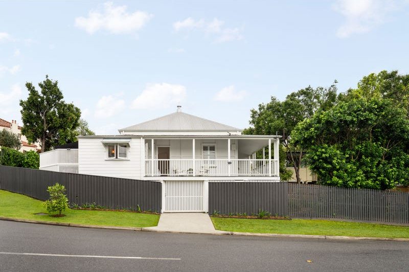 exterior white cottage